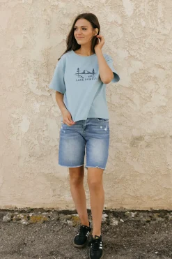 Dongguan Huoyoung Apparel Co National Parks|Tops<Lake Powell Park Tee-Sky