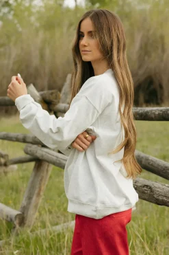 Main Strip Pullovers|Long Sleeve<Land of Liberty Pullover-Heather