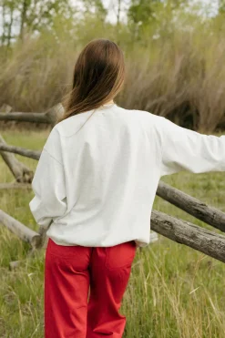 Main Strip Pullovers|Long Sleeve<Land of Liberty Pullover-Heather