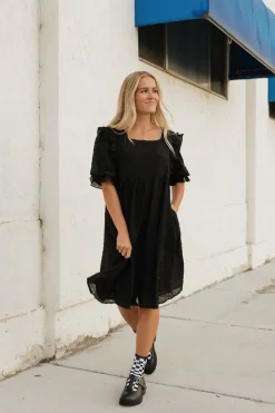 Dongguan Huoyoung Apparel Co Dresses|Maternity Friendly<Leigh Dress-Black