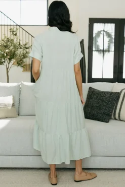 Dongguan Huoyoung Apparel Co Dresses|Maternity Friendly<Liberty Dress-Mint