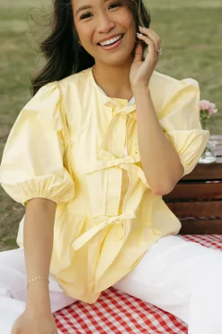 Oddi Tees|Blouses<Lilia Top-Butter