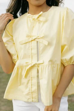 Oddi Tees|Blouses<Lilia Top-Butter