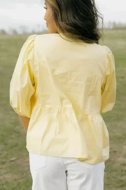 Oddi Tees|Blouses<Lilia Top-Butter