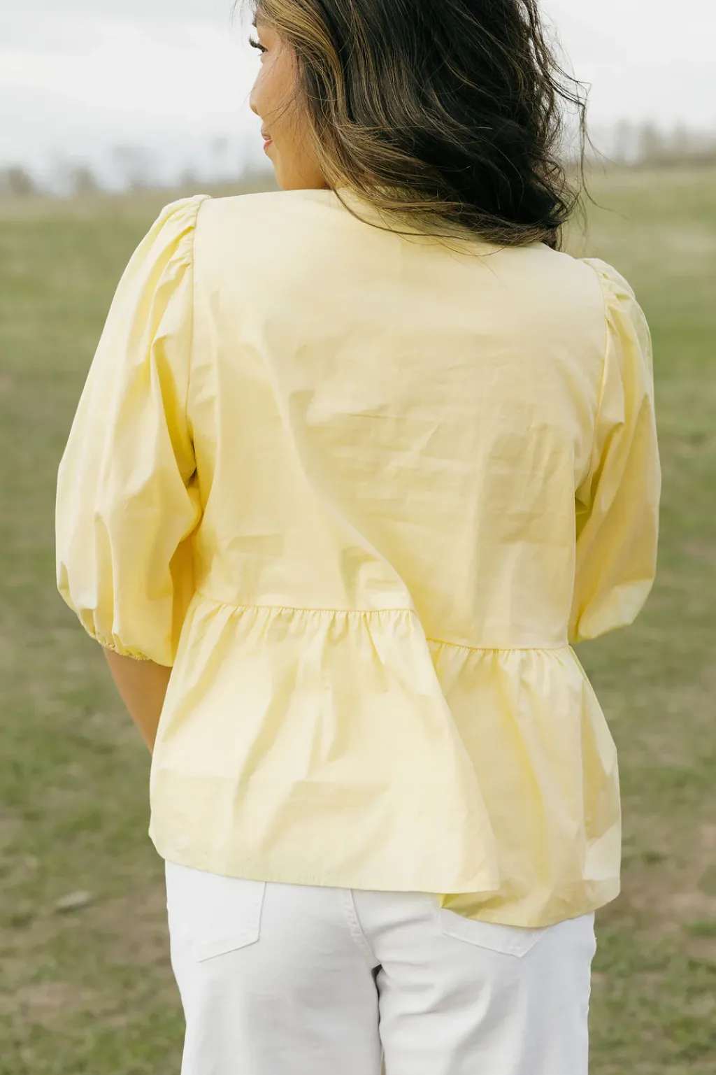 Oddi Tees|Blouses<Lilia Top-Butter