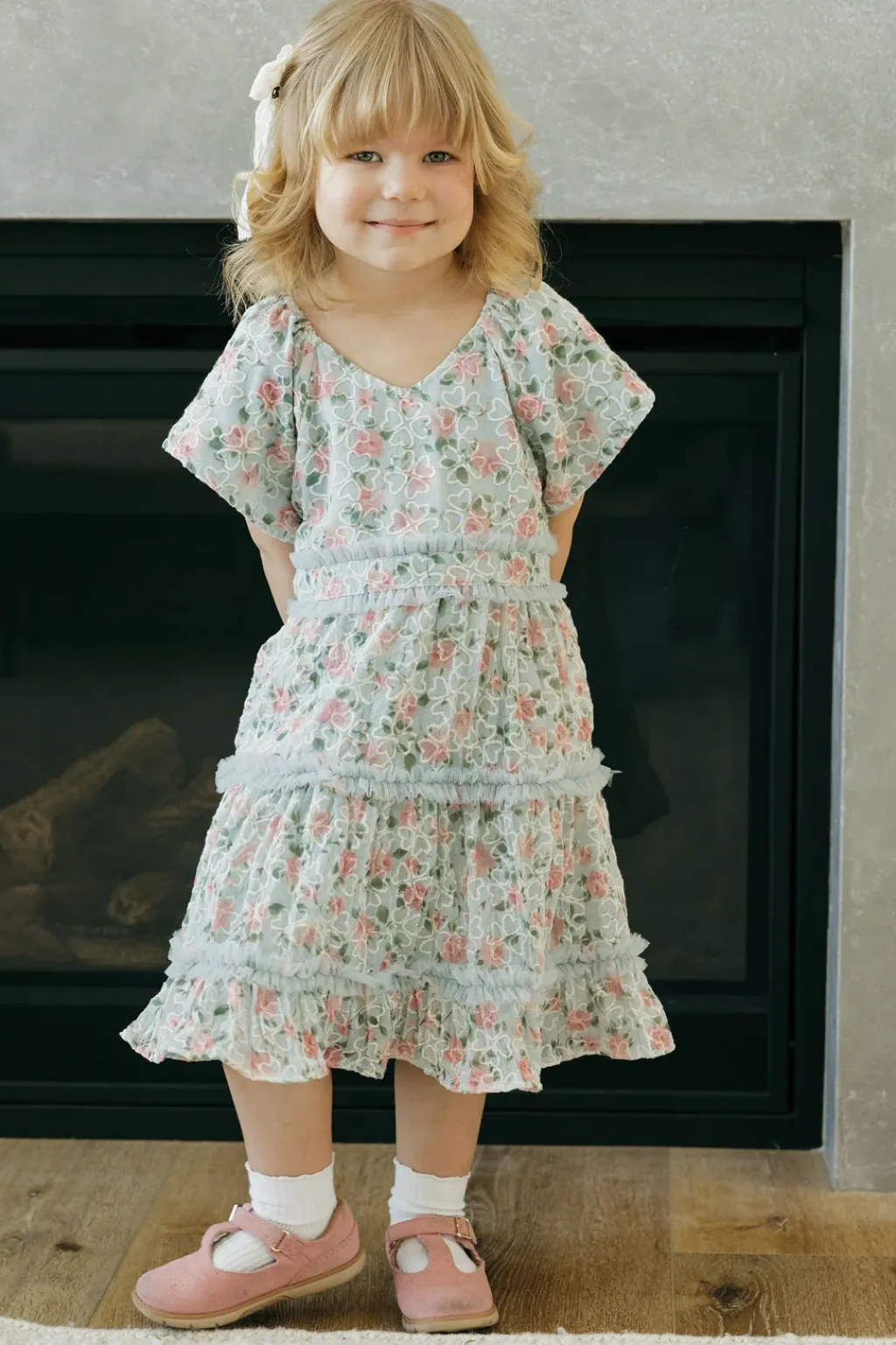 Kids Dongguan Huoyoung Apparel Co Dresses|Kids<Little Girl's Daphne Dress- Floral