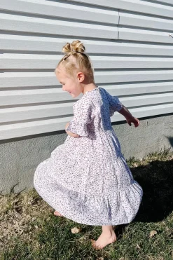 Kids Love Olive Co Mommy & Me|Kids<Little Girl's Let Love Grow Dress-Pink/White Floral