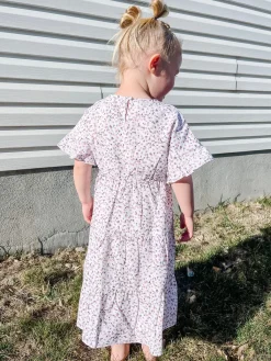 Kids Love Olive Co Mommy & Me|Kids<Little Girl's Let Love Grow Dress-Pink/White Floral