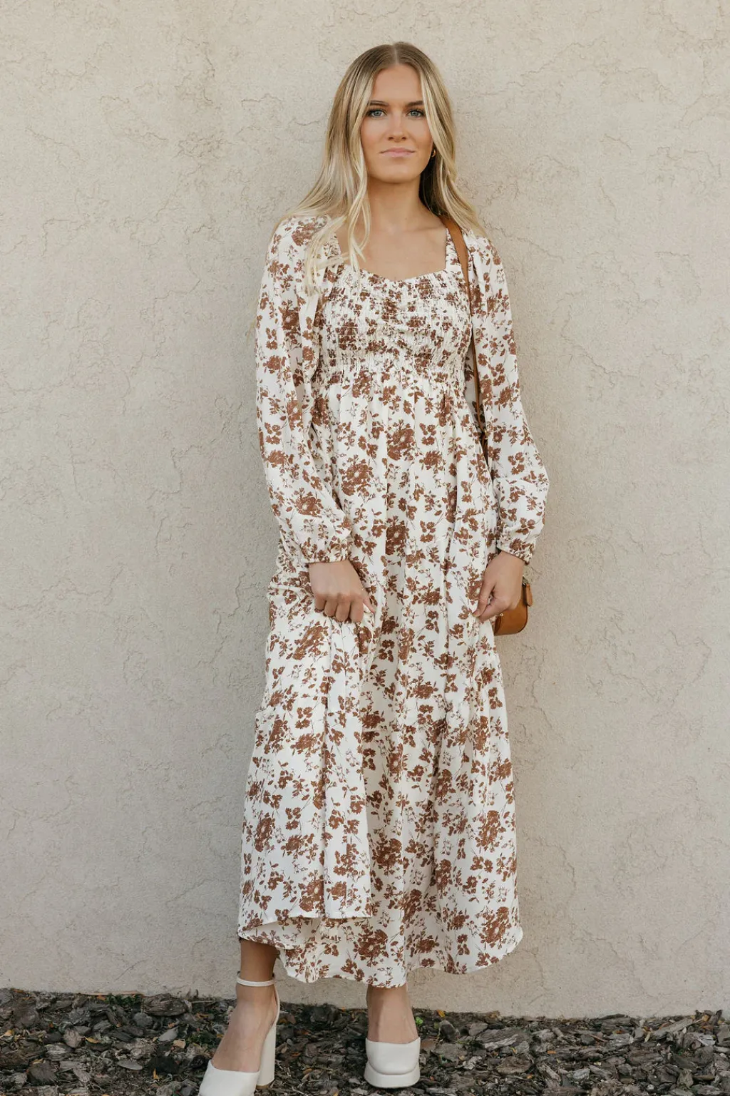 Polagram Maternity Friendly|Dresses<Lorelai Dress-Brown Multi