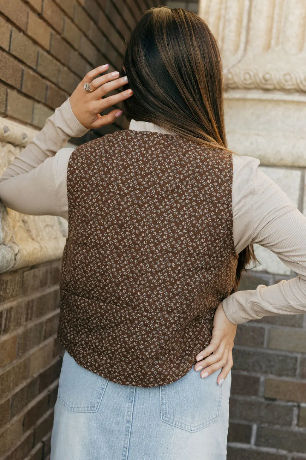 Polagram Outerwear|Tops<Lorretta Vest- Floral