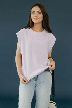 In February Maternity Friendly|Tees<Lucy Top-Lavender