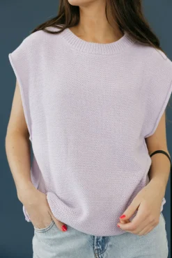 In February Maternity Friendly|Tees<Lucy Top-Lavender