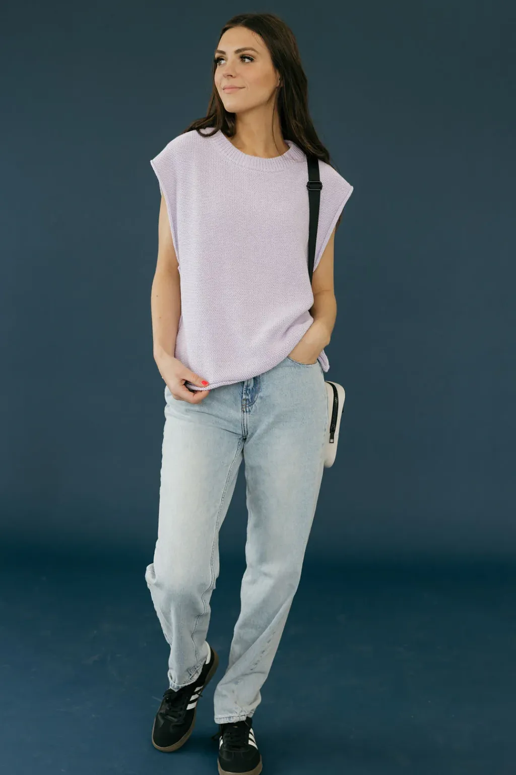 In February Maternity Friendly|Tees<Lucy Top-Lavender
