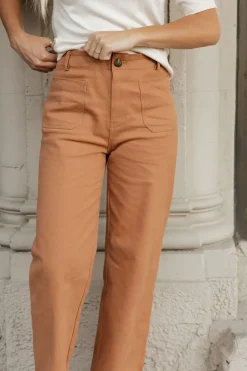 Tea N Rose Bottoms|Denim<Lynne Denim-Copper