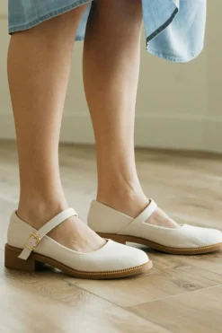 Rag Company Heels<Mady Mary Janes-Beige