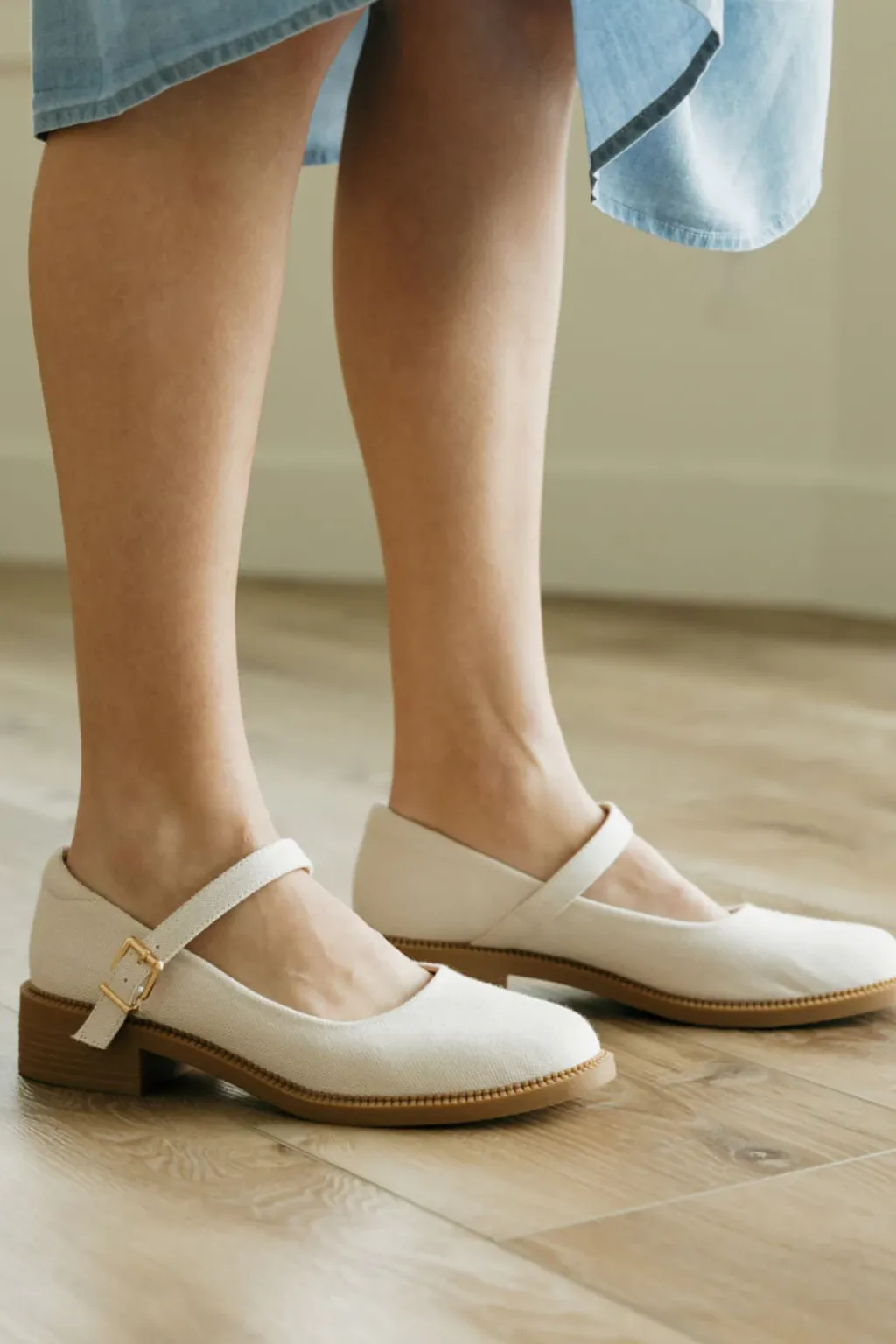 Rag Company Heels<Mady Mary Janes-Beige