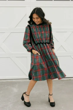 Dongguan Huoyoung Apparel Co Dresses|Knee-Length Dresses<Mae Dress-/Red