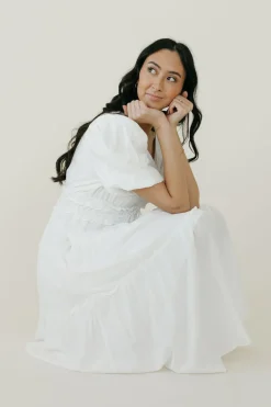 Polagram Bridesmaid's Dresses|Wedding<Maisey Dress-Ivory