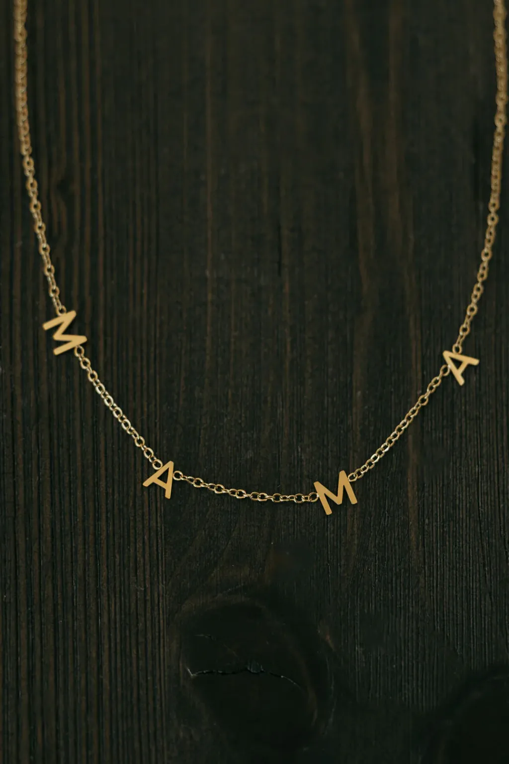 Ali Express Necklaces<Mama Letter Necklace-
