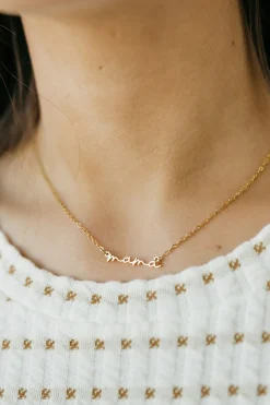 Ali Express Necklaces<Mama Pendant Necklace-