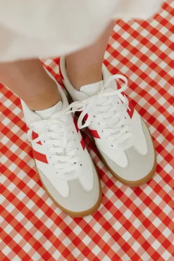 Victoria Fashion Sneakers<Mandie Sneakers-White/Red