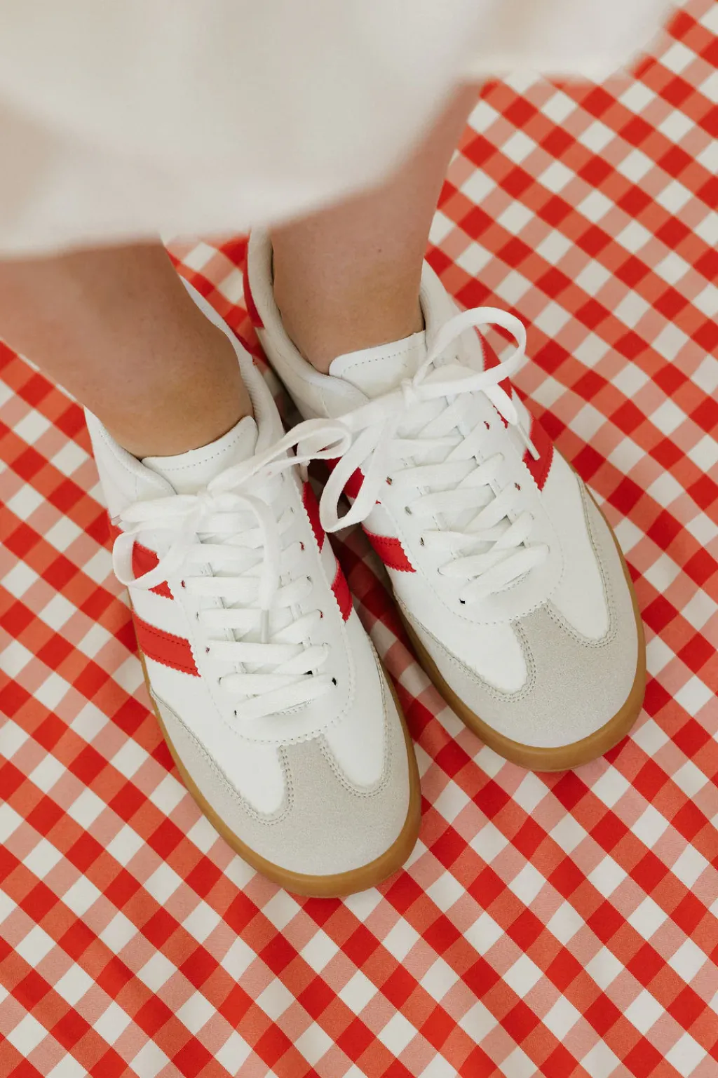 Victoria Fashion Sneakers<Mandie Sneakers-White/Red