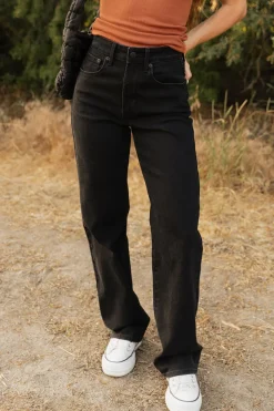 Just Panmaco Bottoms|Denim<Marianna Denim-Black