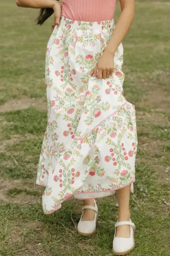 Peach Love California Skirts<Mariella Skirt-Ivory/