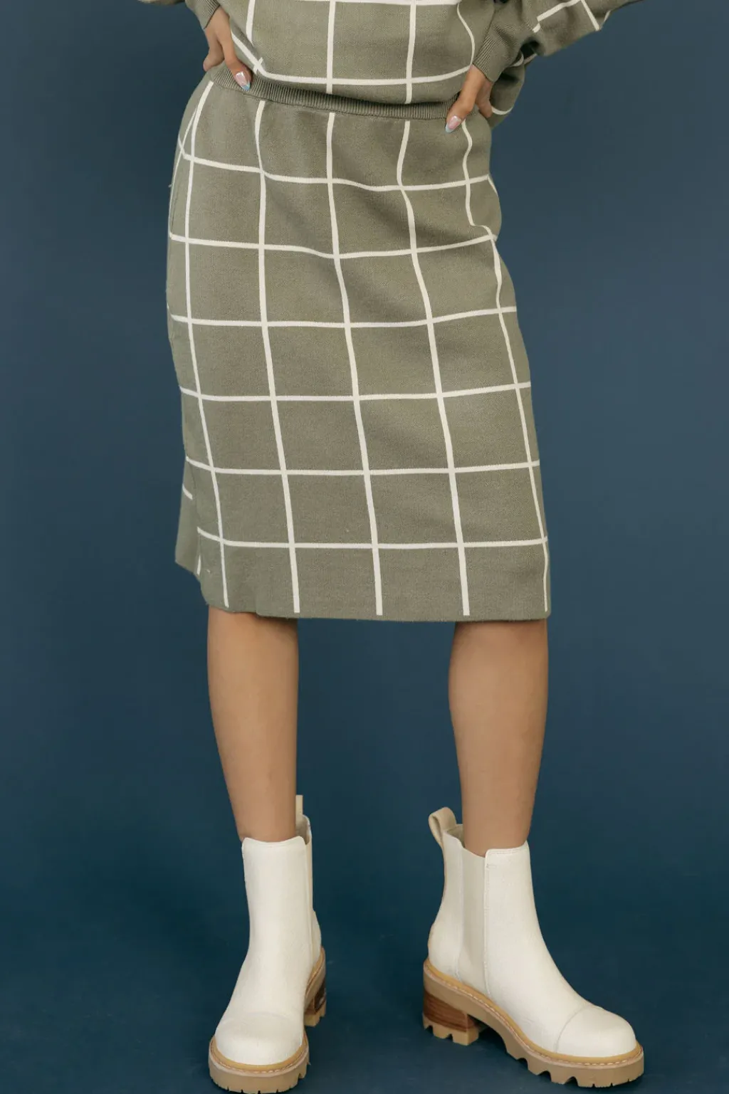 Tea N Rose Maternity Friendly|Skirts<Marley Skirt-Light Olive