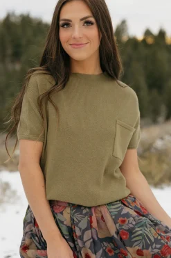 Dongguan Huoyoung Apparel Co Sweaters|Maternity Friendly<Mason Top-Olive