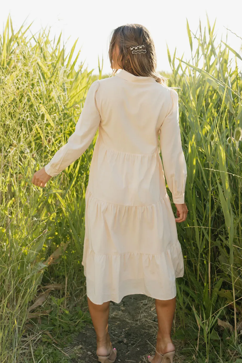 Dongguan Huoyoung Apparel Co Maternity Friendly|Nursing Friendly<Maylie Dress-Cream