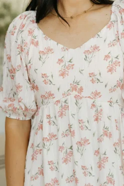 Polagram Maternity Friendly|Dresses<Meadow Dress-Blush Floral