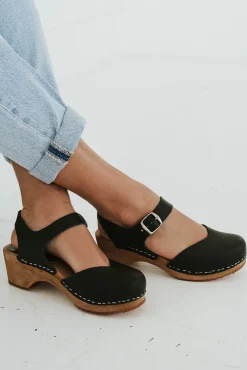 Mia Heels|Clogs<Sofia Clog-Black