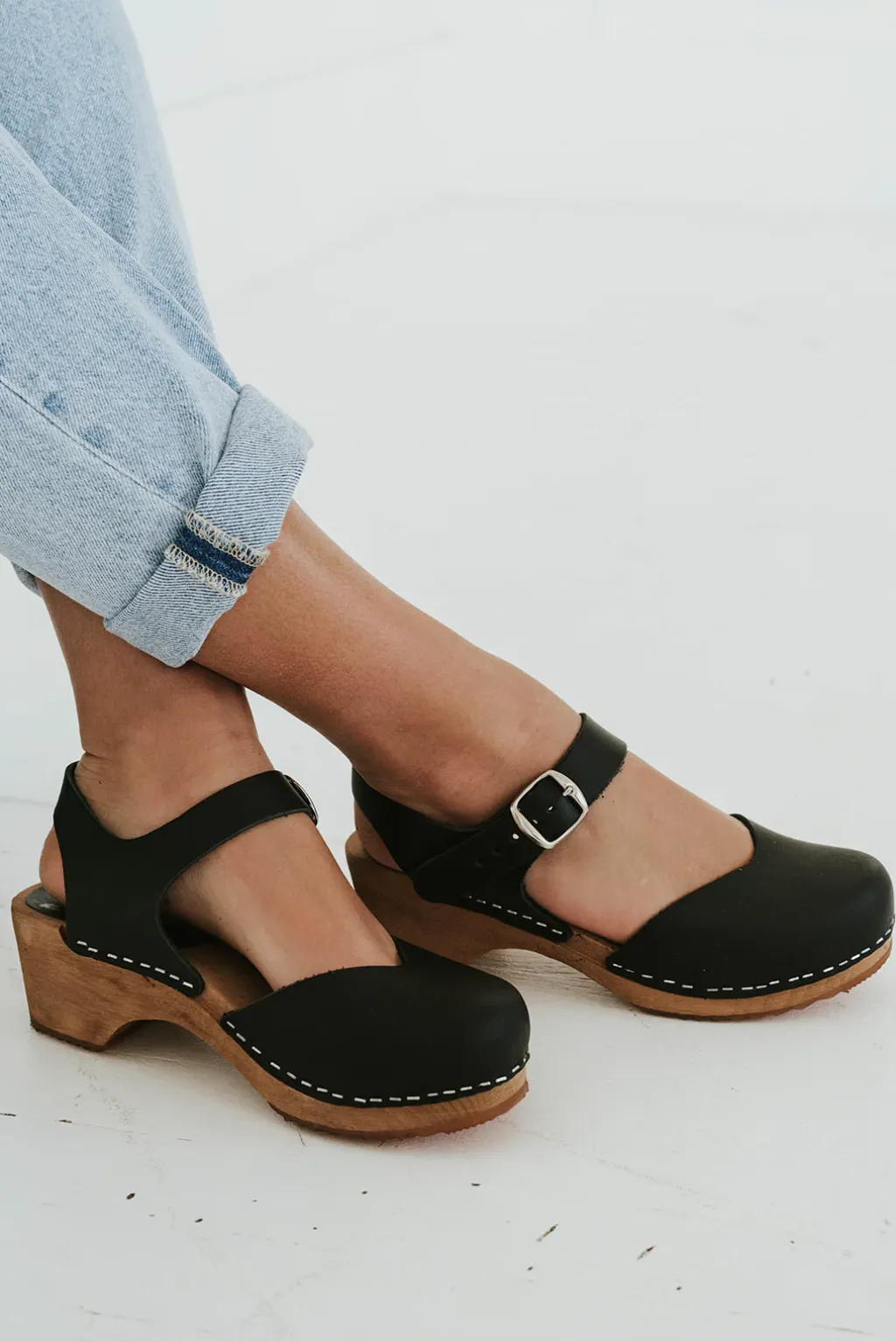 Mia Heels|Clogs<Sofia Clog-Black