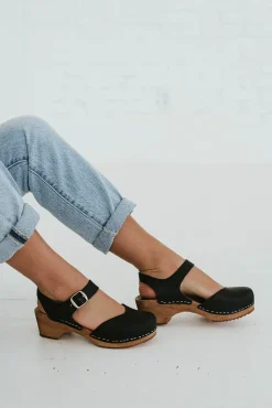 Mia Heels|Clogs<Sofia Clog-Black