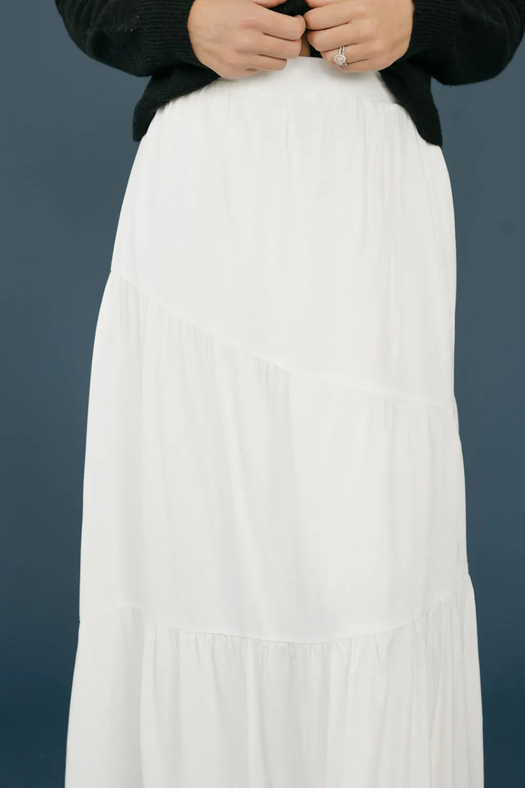mittoshop Maternity Friendly|Skirts<Mindy Skirt-Ivory
