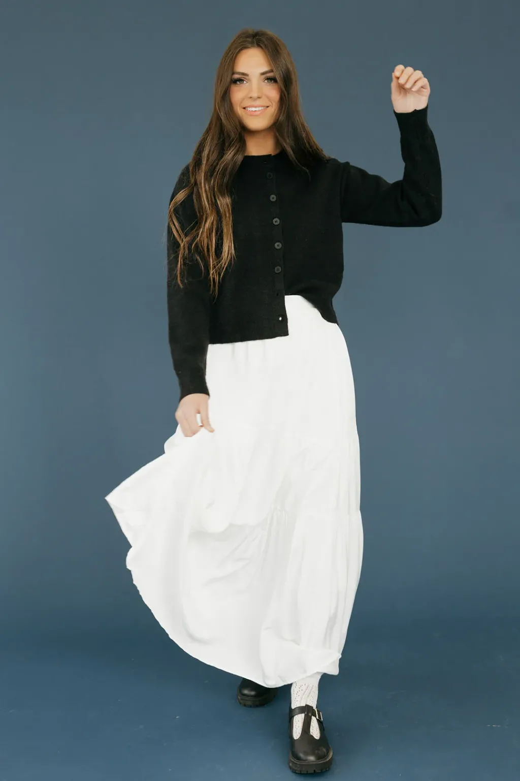 mittoshop Maternity Friendly|Skirts<Mindy Skirt-Ivory