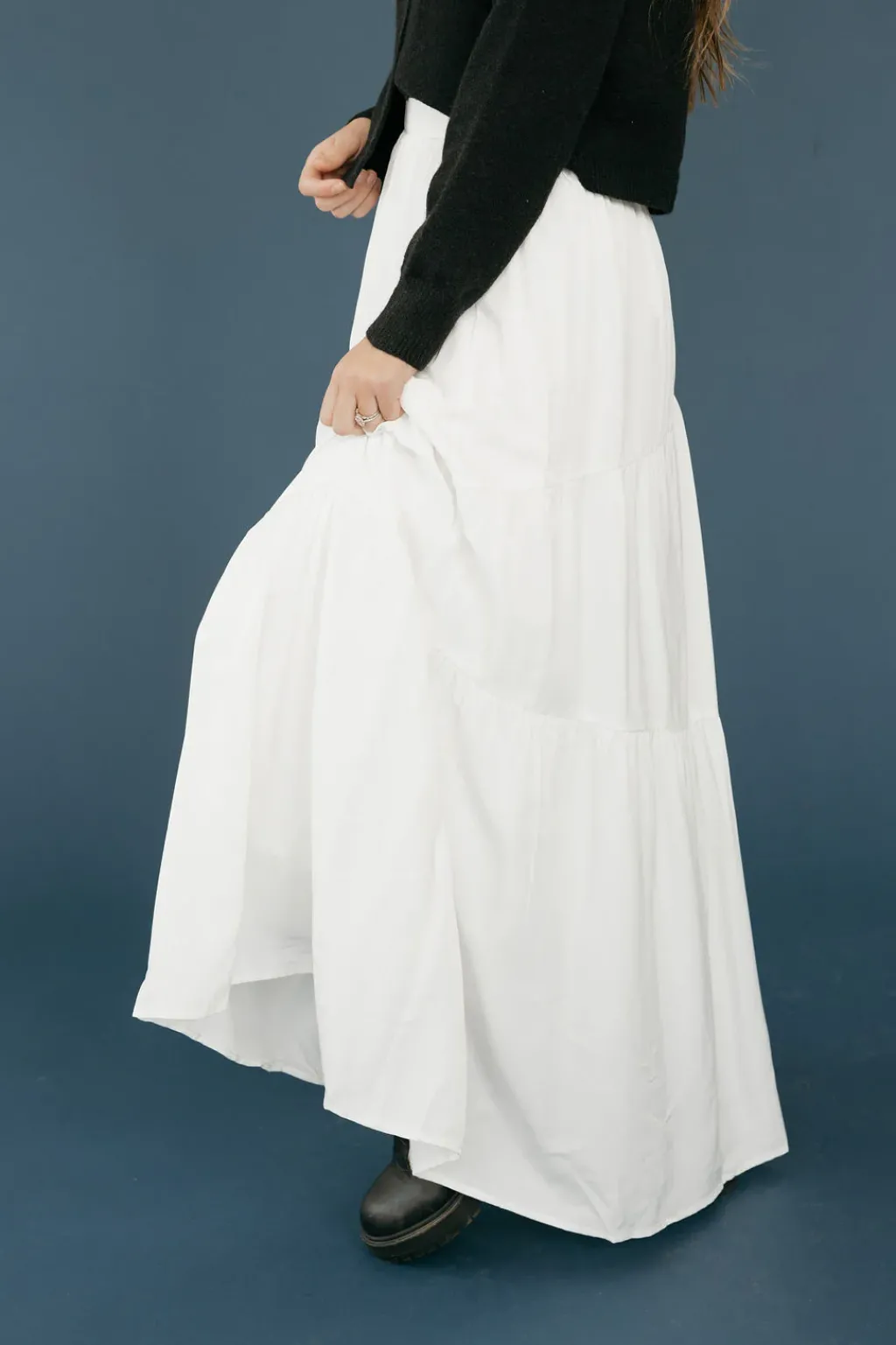 mittoshop Maternity Friendly|Skirts<Mindy Skirt-Ivory