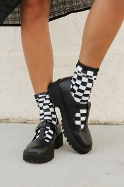 Victoria Fashion Flats|Clogs<Murray Mary Janes-Black