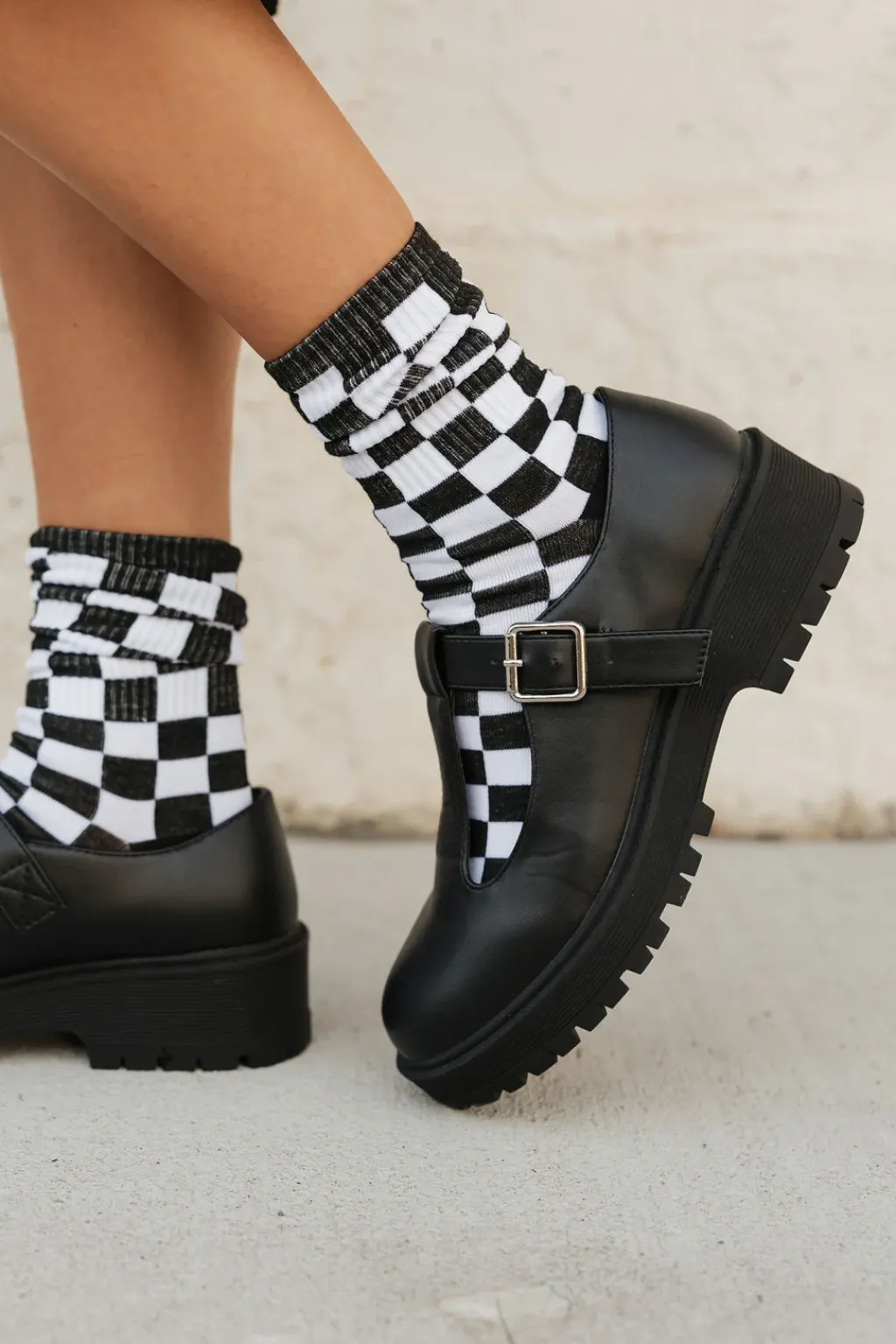 Victoria Fashion Flats|Clogs<Murray Mary Janes-Black