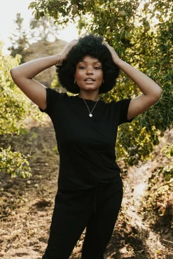 Dongguan Huoyoung Apparel Co Tops|Tops<Must Have Tee-Black