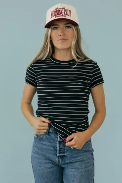 Dongguan Huoyoung Apparel Co Tops|Tops<Must Have Tee- Stripe
