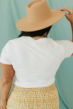 Love Olive Co Tops|Tops<Must Have Tee-White