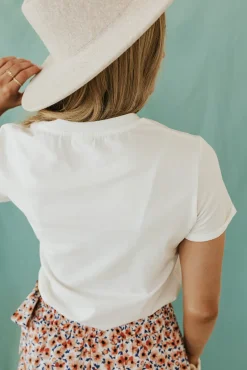 Love Olive Co Tops|Tops<Must Have Tee-White