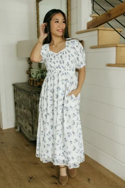 Polagram Maternity Friendly|Dresses<Myla Dress-/Blue