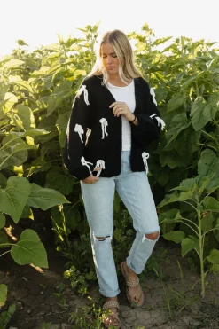 Polagram Tops|Cardigans<Nancie Cardigan-Black