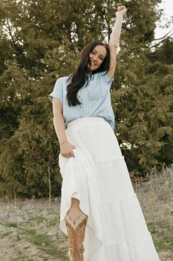 Dongguan Huoyoung Apparel Co Bottoms|Maternity Friendly<Oaklyn Skirt-Ivory