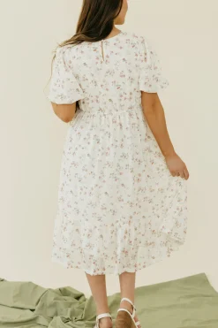 Tea N Rose Maternity Friendly|Dresses<Olivia Dress-Ivory Floral