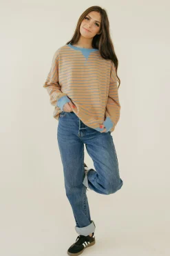 BIBI Maternity Friendly|Tops<Palmer Top-Camel/Denim