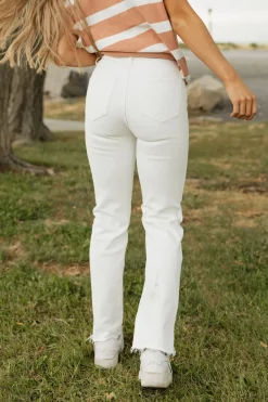 Risen Bottoms|Denim<Patten Denim-White